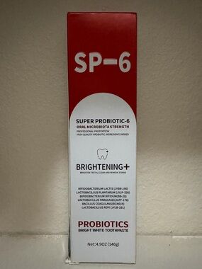 SP-6 Brightening Probiotic Toothpaste
